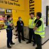 Dunedin AVSEC and Police staff on reassurance checks in Southern District