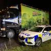 Truck and police vehicle - Operation Triangle