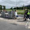 The new technology will improve road safety and reduce the risk of serious injury as a result of a heavy vehicle brake failure.