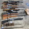 13 firearms were recovered following search warrants in Waima last month 