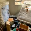 The offenders destroyed furniture inside the homes.  