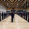 A wing at a graduation at Police College. 