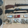 Items recovered by Police at a rural property in Counties Manukau
