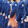 Police at graduation