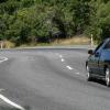 Car on the wrong side of the road