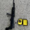 Firearms were located during a search warrant in West Auckland.
