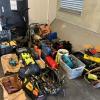 Stolen goods were located after a search warrant was executed in Sunnynook.
