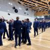 The 366 Police wing graduation. 