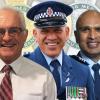 Mr Bruce Russell, Sergeant Wally Kopae and Superintendent Rakesh Naidoo.