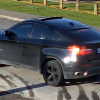 Police are seeking sightings of a black BMW, registration KLU568
