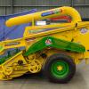 A wheat thresher machine. 