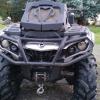 Stolen quad bike front view