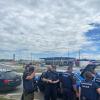 Police monitor procession heading to William Hines' funeral