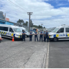 North Shore Police have arrested two people following a Head Hunters gang event on the weekend.