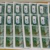 A large sum of forged banknotes was discovered at the address