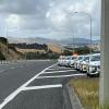 Gang funeral procession - Porirua