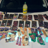 A number of stolen goods were recovered.