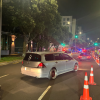 Police presence across Auckland continued to disrupt the event