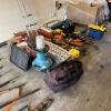 Some of the stolen property and firearms seized by Police. 