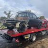 Police recover the ute believed to have been involved in ramming a Police car at the weekend. 