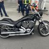 One of the motorcycles impounded by Police in Canterbury today
