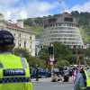 Police near Parliament