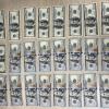 Money seized as a result of the three arrests. 