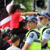 Hīkoi mō te Tiriti in Hamilton