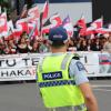 Hīkoi mō te Tiriti in Hamilton