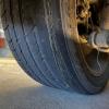 Bald tyre