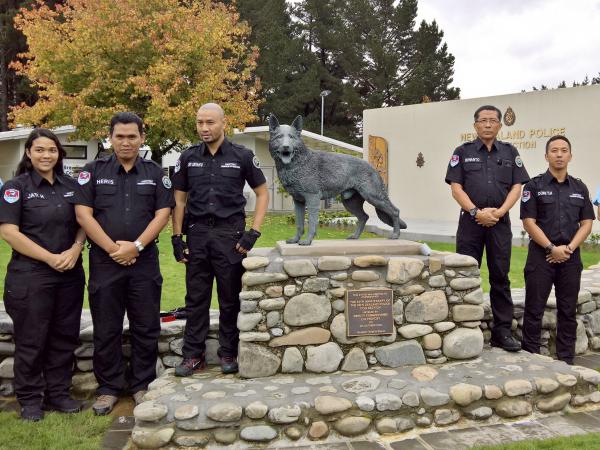 Indonesian delegation at Dog Training Centre.