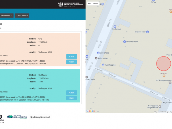 PCL can pinpoint a caller's location to within metres.