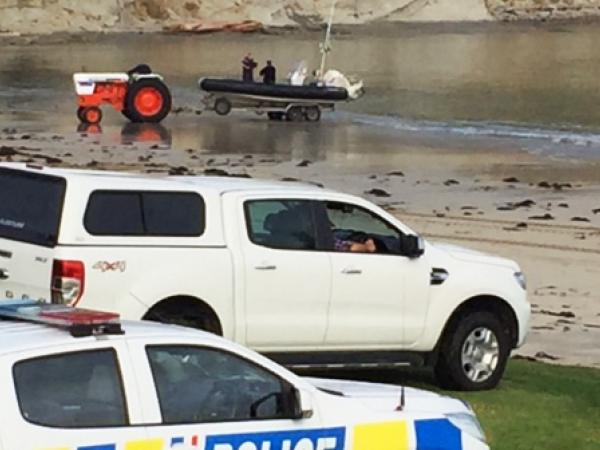The team included two Maritime Unit members and a six-metre RHIB.