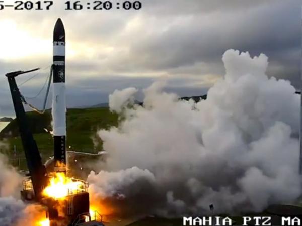 To Mahia and beyond - the Electron rocket blasts off.