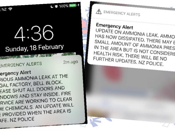 ammonia alerts