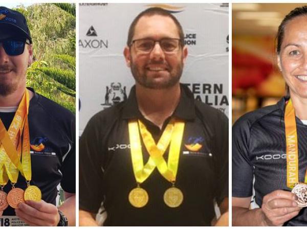 games medals trio