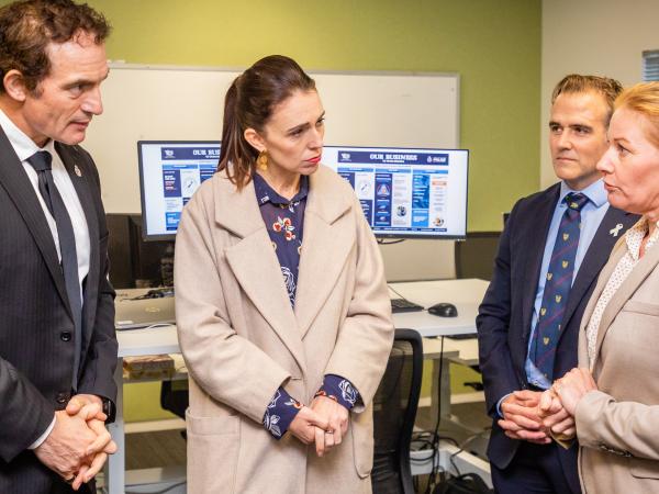 and Police Minister Acting Detective Senior Sergeant Tim Travis, Detective Cat McLeod.