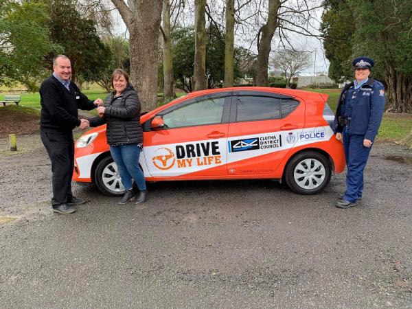 The Drive My Life Balclutha car made possible by contribution from the Clutha Foundation
