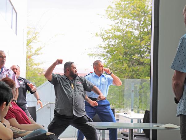Colleagues said goodbye with a heartfelt haka.