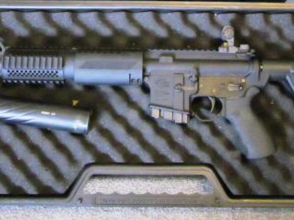 A second AR15 style assault rifle found during the search