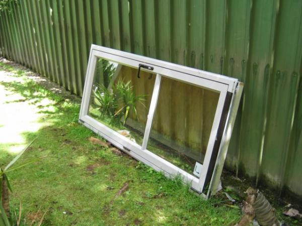 The brand new, unwanted door stolen from Rototuna and recovered in Nawton