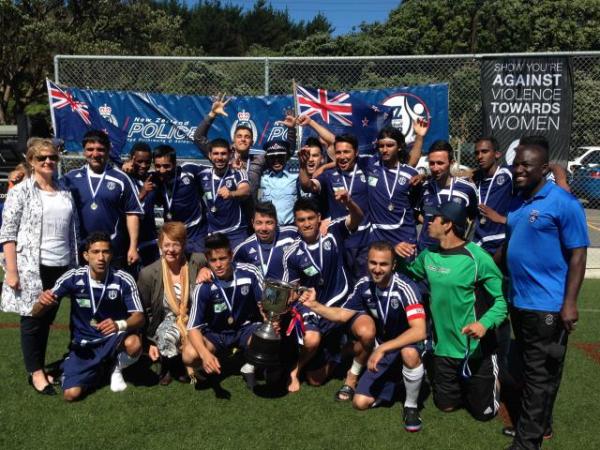 The winning RYAN team with the Wellington Mayor, Polish Ambassador and Former Race Relations Commissioner