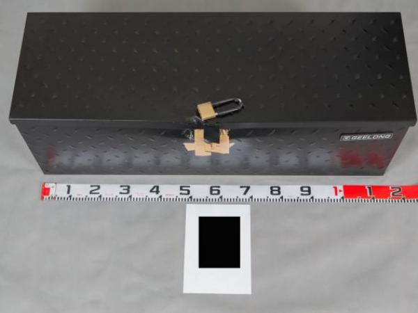 A lock box seized during 40 search warrants acroos Auckland and Waikato.