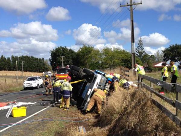 The crash scene