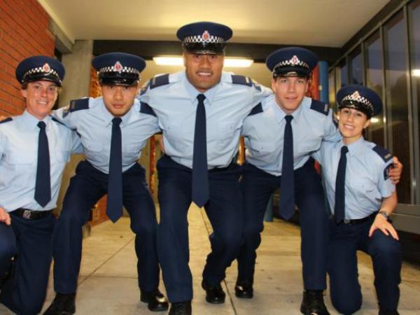 Constables Heney, Chueh, Kopelani, Green and Jackman are ready for the frontline.