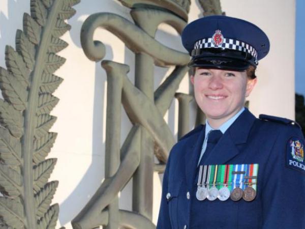 Army, Air Force and now Police for Constable Stacey Holvey.