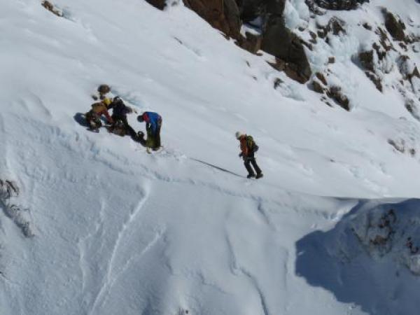 Rescue of female from the Pinnacles
