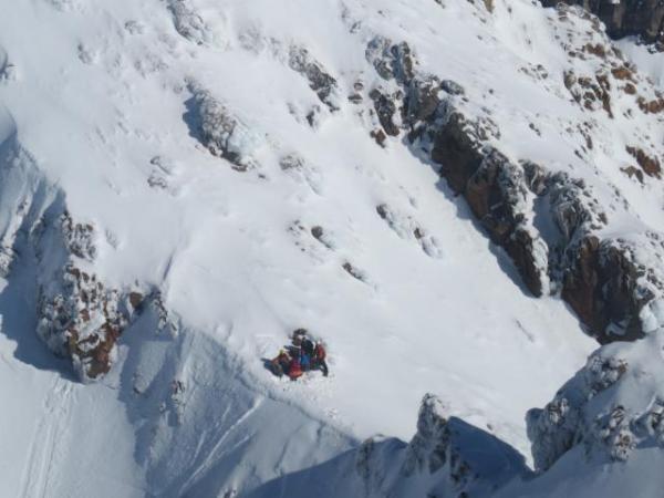 Rescue of female from the Pinnacles