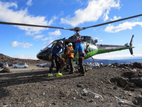 Rescue of female from the Pinnacles