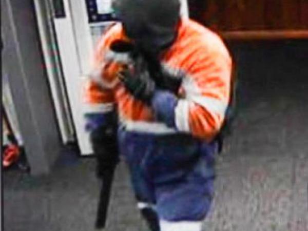 Photograph of offender from CCTV footage at Eastside TAB